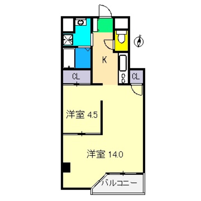 間取図 ハビット 北棟