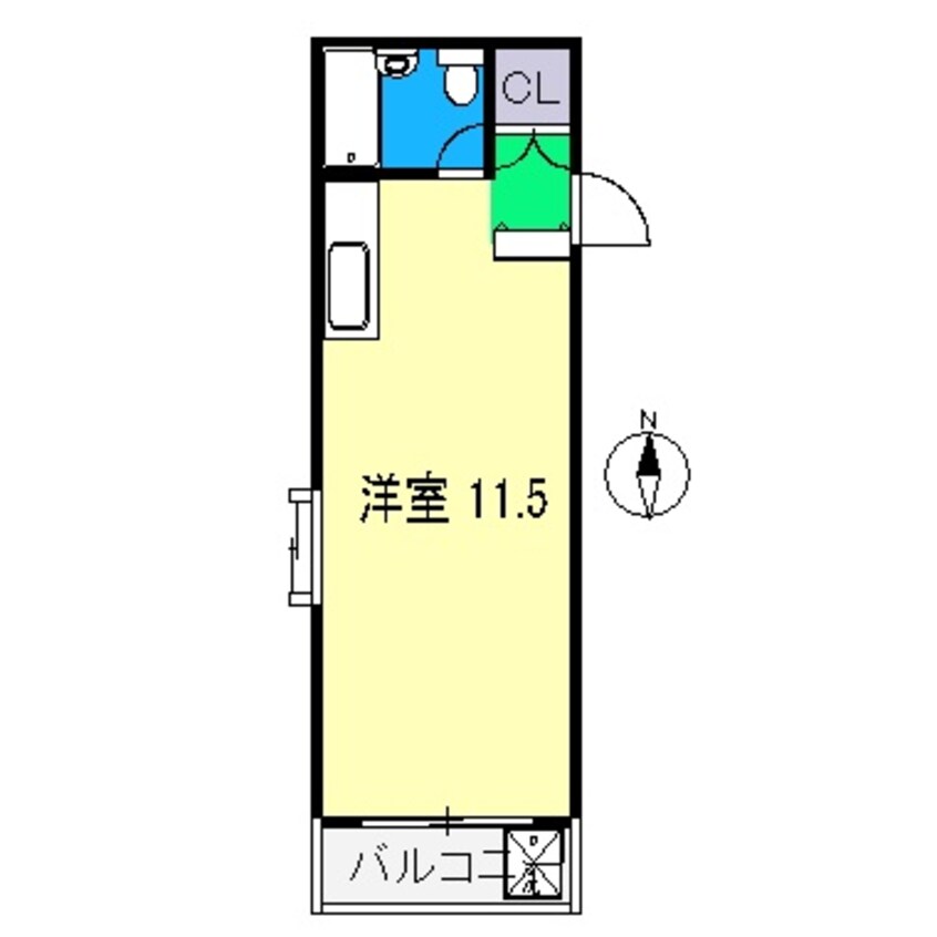 間取図 シャトーKochiⅡ