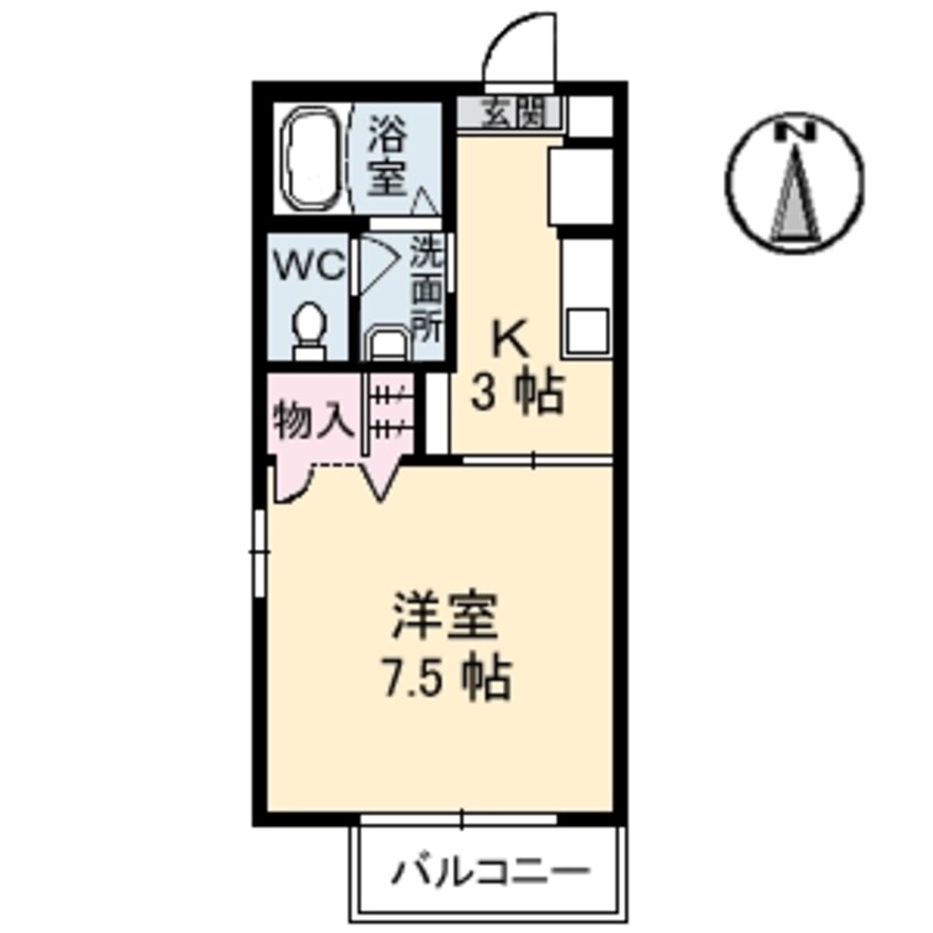 間取図 シャーメゾン・ソレイユ A棟