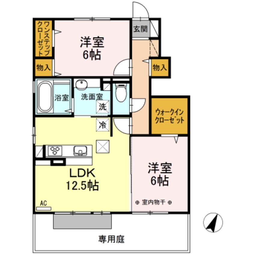 間取図 アミティエ