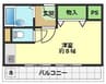 光マンション 1Rの間取り