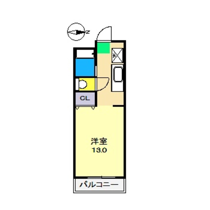 間取図 シティーライフ21比島