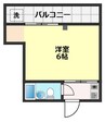 ピュアハウス東雲 1Rの間取り