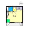 レッドハット Ⅱ 1Rの間取り