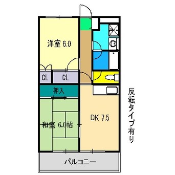 間取図 カサセレーナ万々