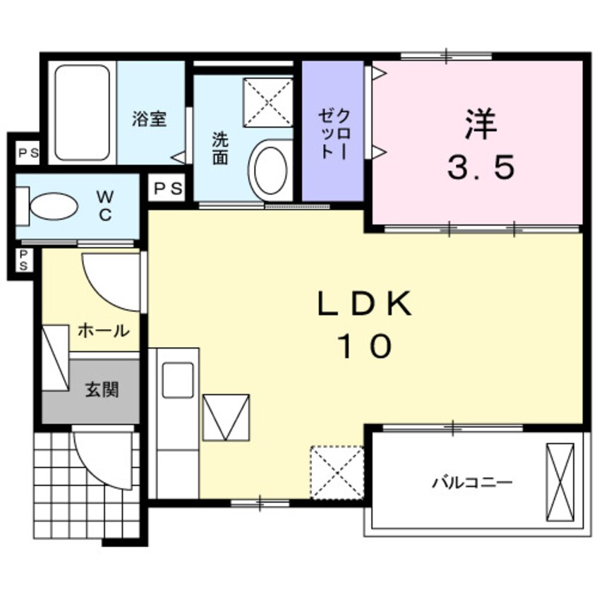 間取図 シャロン　ウィンドウ