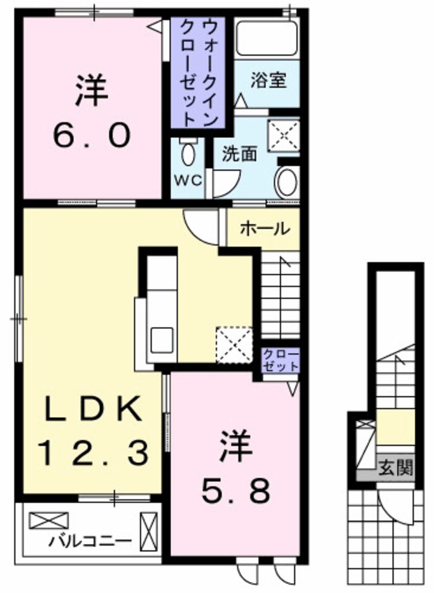 間取図 土佐福井の里　Ⅰ