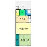 和泉荘 2Kの間取り