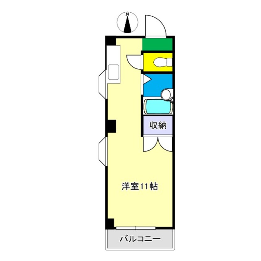 間取図 コーポすばる