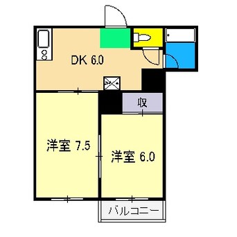 間取図 長崎ハイツ