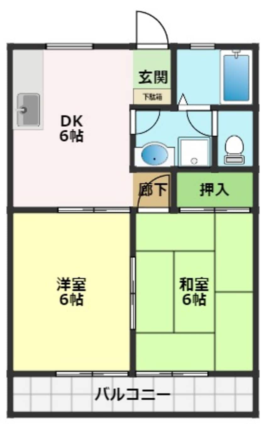 間取図 ヤマイチハイツ Ⅰ