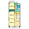 パールリバー 3LDKの間取り