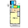アーバンボックス 1Rの間取り