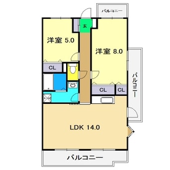間取図 プレステージ
