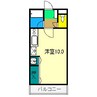 ウエストヒルズ 1Rの間取り