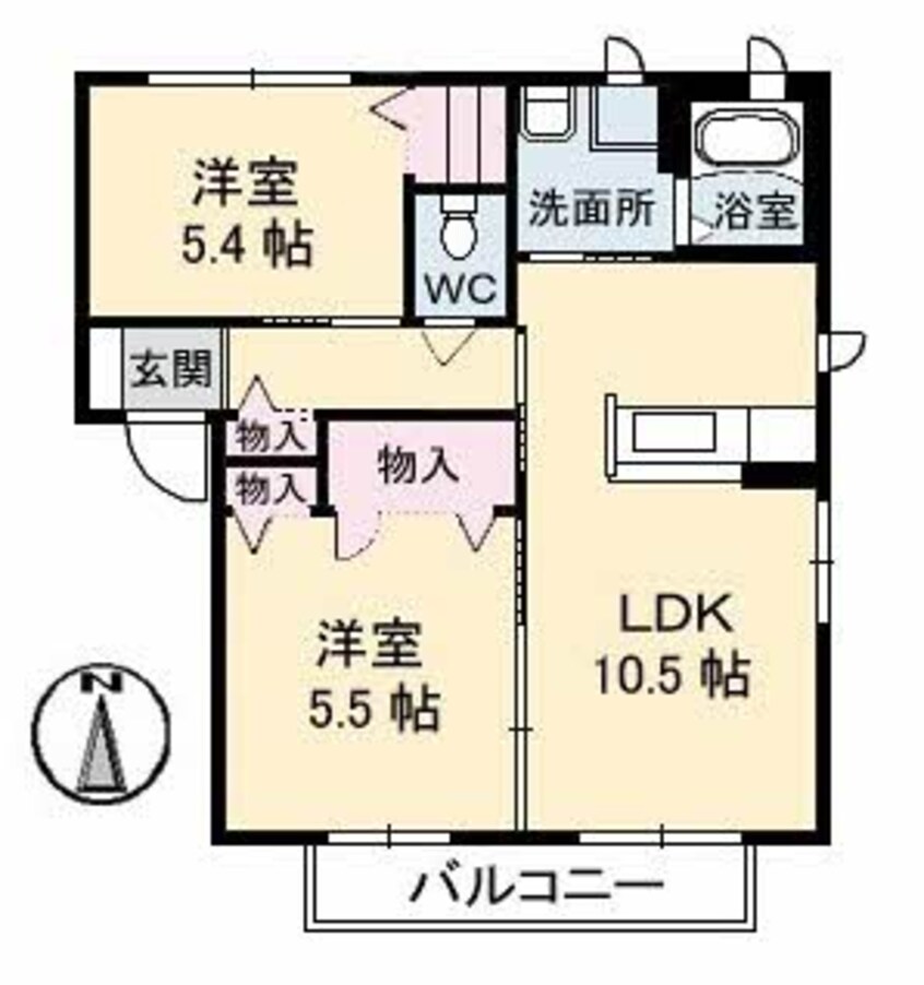 間取図 シャーメゾン・スリーズ A棟