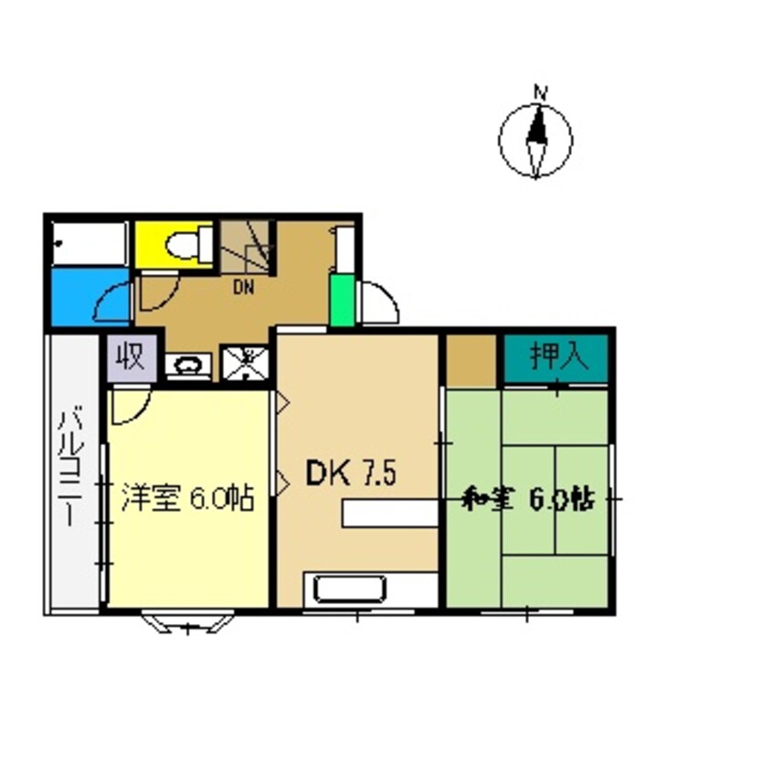 間取図 ロイヤルガーデン南宝永町