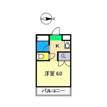 間取図 サニーパレス朝倉