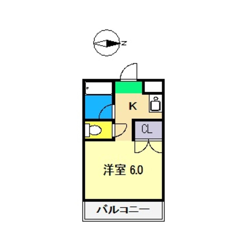 間取図 サニーパレス朝倉