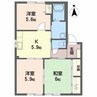 ハイツ岩郷 B棟 3Kの間取り