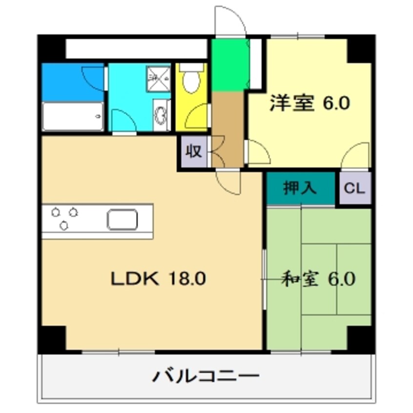 間取図 アストーレ青柳