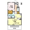 フラッツ福井東町 1LDKの間取り