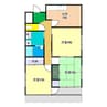 竹村マンション 3DKの間取り