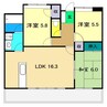 アストーレ青柳 3LDKの間取り