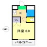 サニーパレス朝倉 1Kの間取り