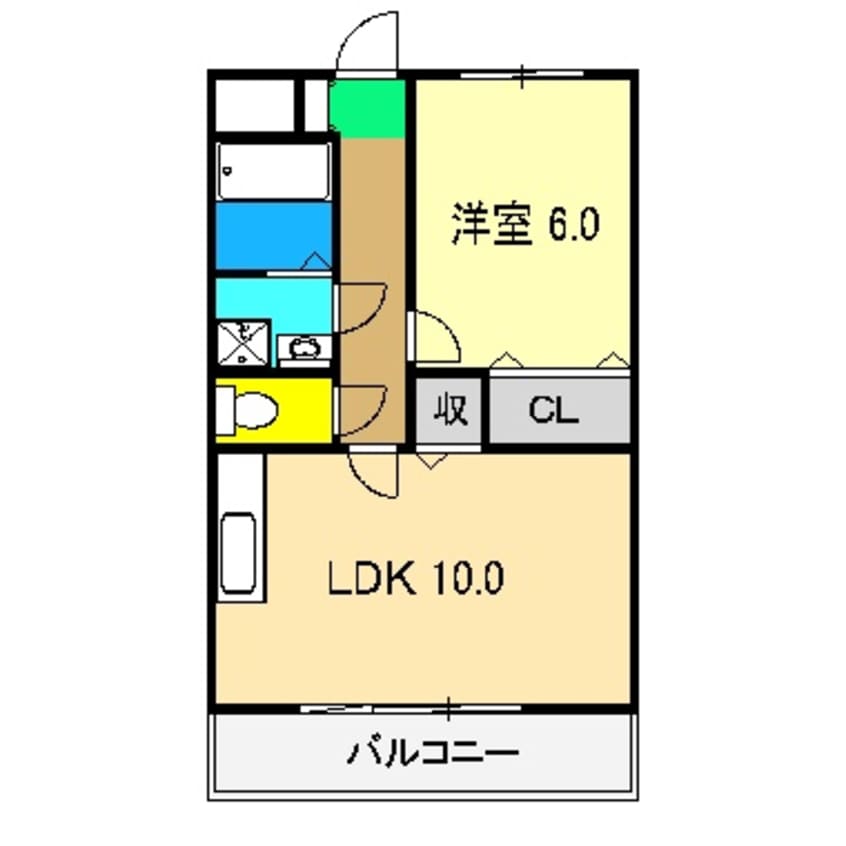 間取図 マリベールAOYAGI