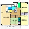 アストーレ青柳 3LDKの間取り