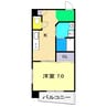 プレサージュ 1Kの間取り