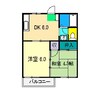 ハイツ京島 2 2DKの間取り