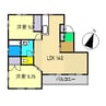 ベルアージュ 2LDKの間取り