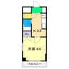 ミタニマンションⅢ 1Kの間取り