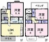 エナール観月坂 4LDKの間取り