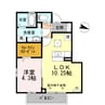UN DE CES JOURS 1LDKの間取り