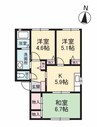 ヘリテージ雅Ⅱ 3Kの間取り
