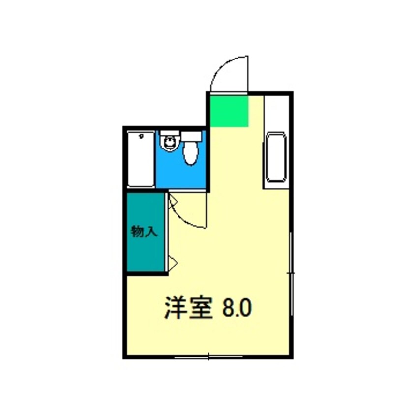 間取図 コーポワンピース