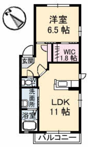 間取図 シャーメゾン南風