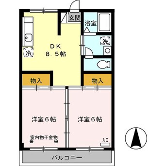 間取図 宮田ハイツ