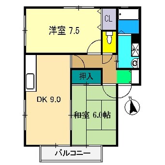 間取図 ハイツフルール