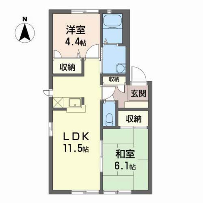間取図 レジェンド A棟