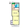 藤本マンション(高須新町) 2Kの間取り
