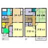 パークハウス C棟 4DKの間取り