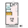 セジュール･パレ 1Rの間取り