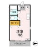 セジュール･パレ 1Rの間取り