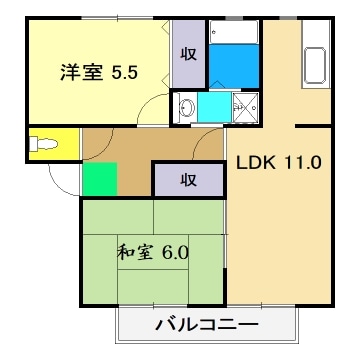 間取り図 コーポシスル