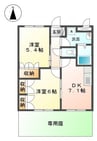 サンコートあぞの 2DKの間取り