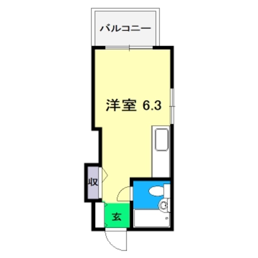 間取図 ダイアパレスはりまや橋